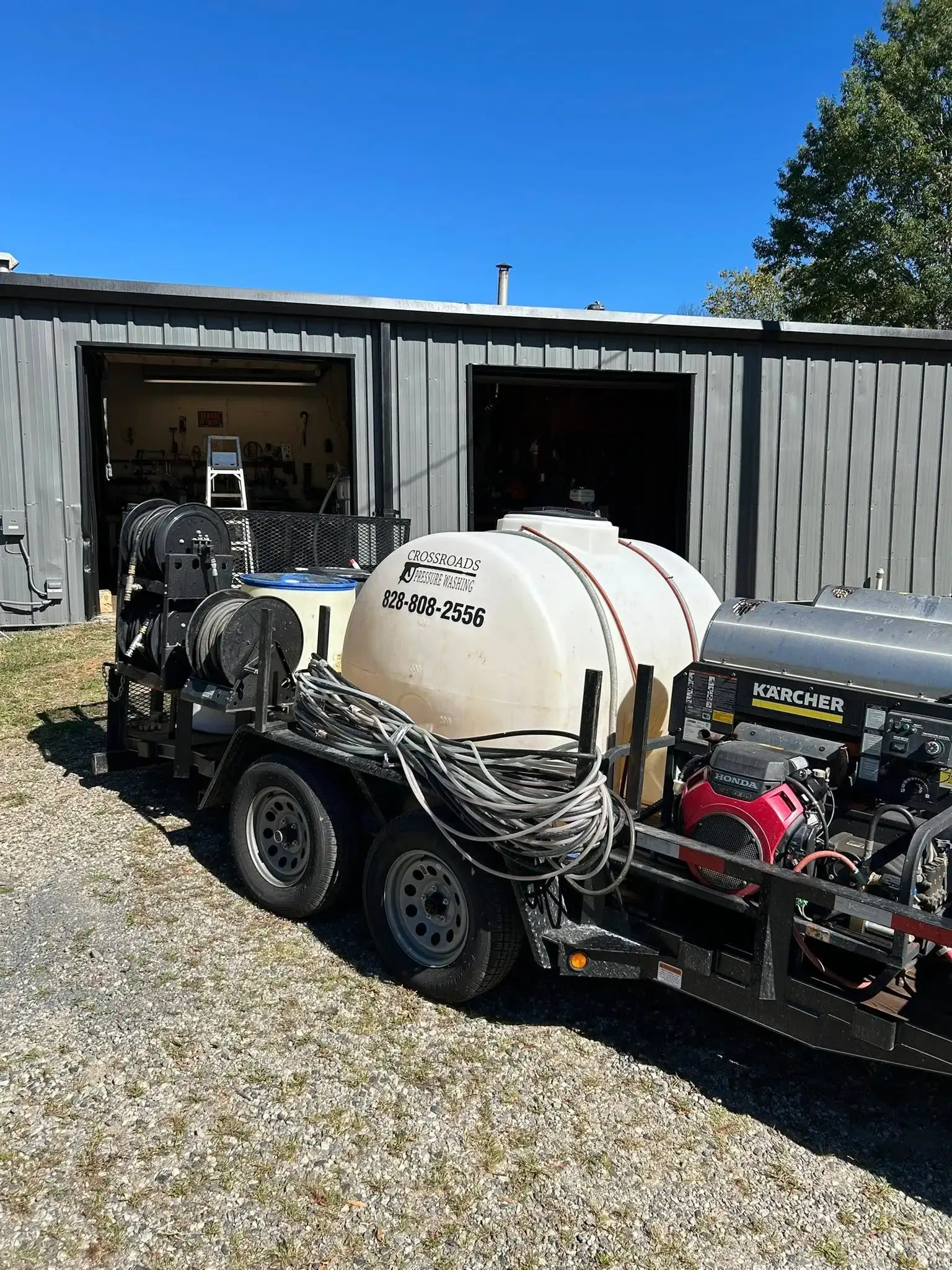 pressure washing before and after statesville nc
